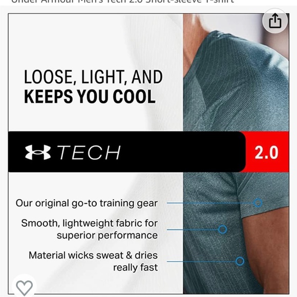 Men’s Under Armour Tech 2.0 Shirt size XXL - Picture 9 of 9
